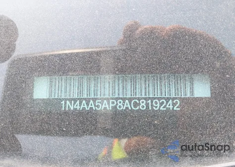 2010 Nissan Maxima 3.5 Sv from USA, damaged, VIN 1N4AA5AP8AC819242
